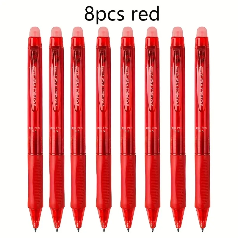 8pcs/set Creative Large Capacity Erasable Pen Set 0.5mm - Image 8