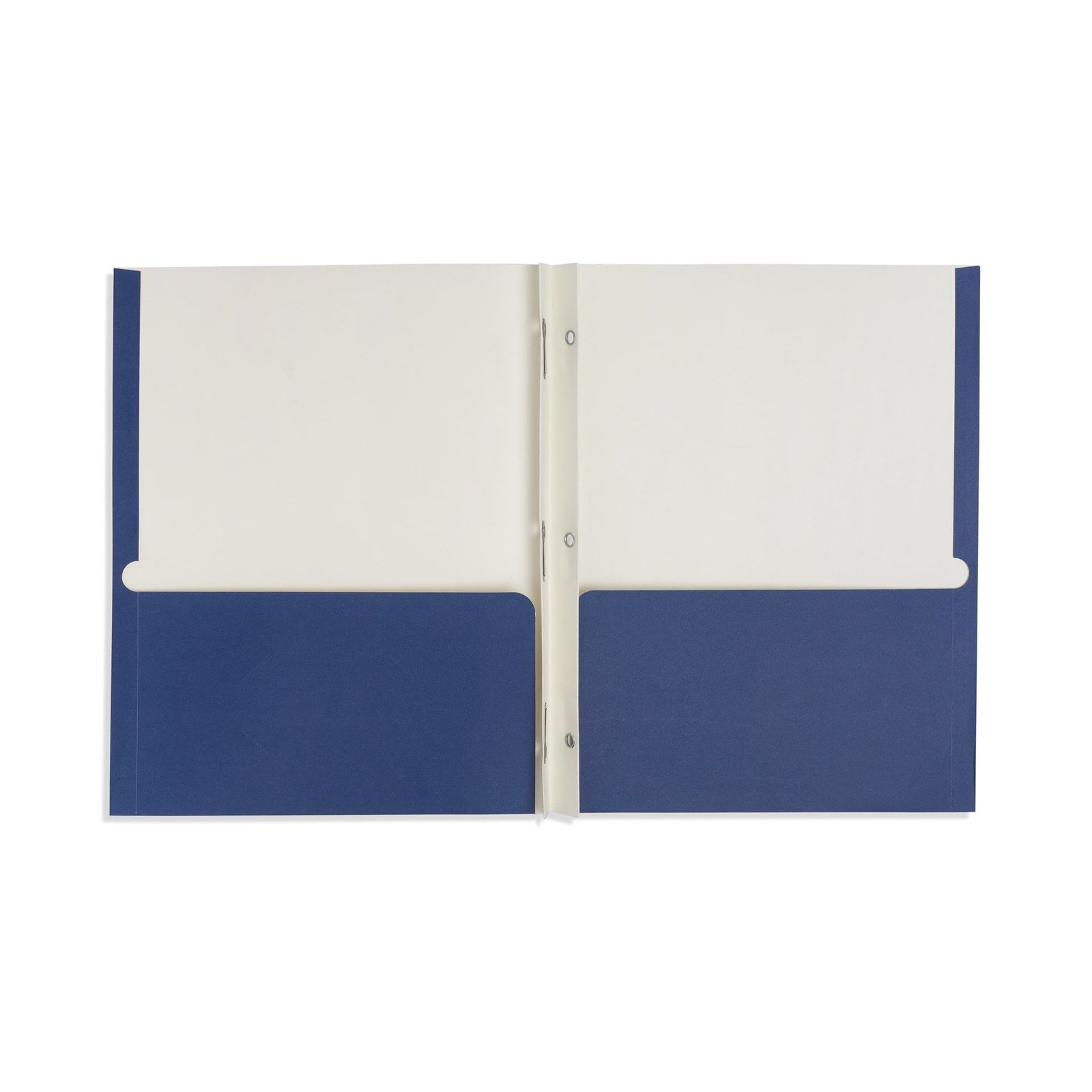 2 Pocket Folder with Prongs, 1 Side Printed, Assorted Colors, 50 pack - Image 3