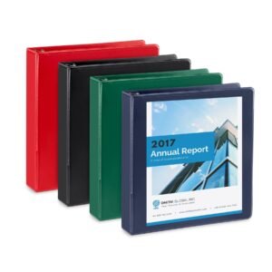 1.5" Binder, O-Ring, Assorted Bold, 4 Pack