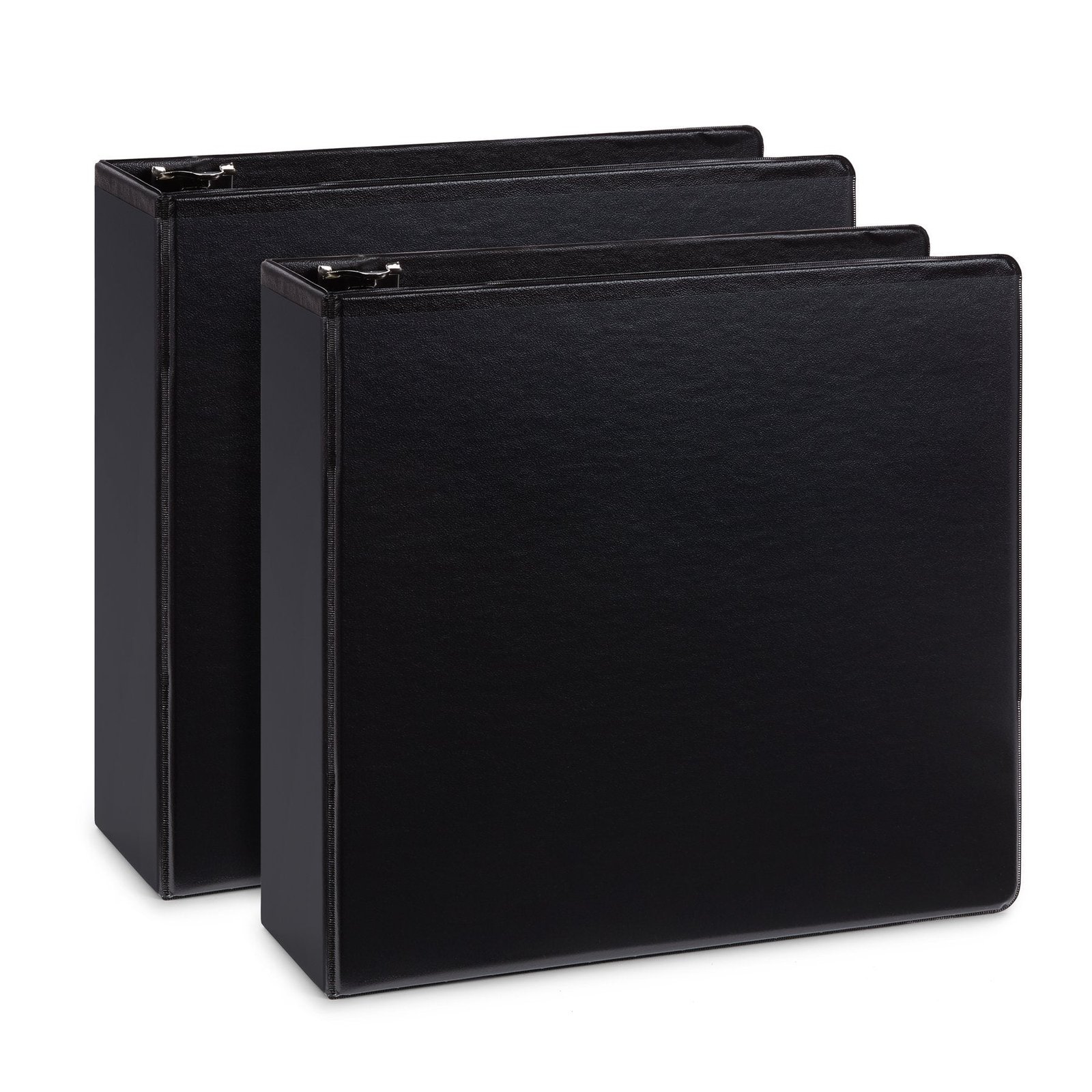 4" Binder, D-Ring, Black, 2 Pack - Image 3