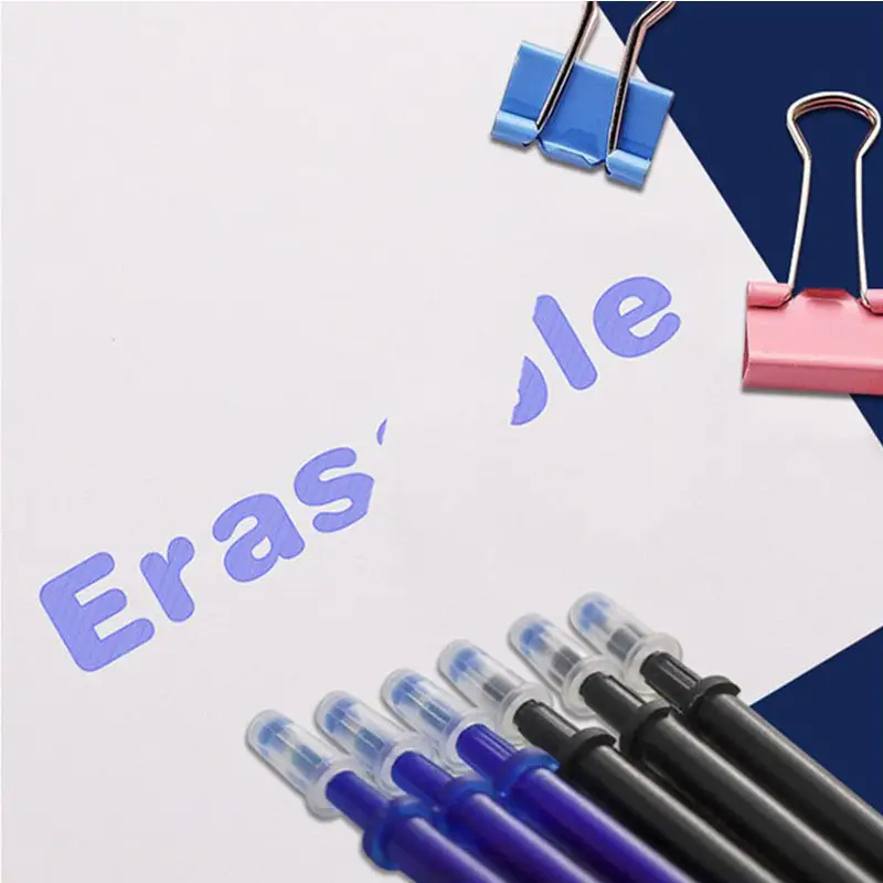 1 Pack Erasable Gel Pen Set, Erasable Pens + Refills + Erasers 0.5mm Erasable Pen Office School Stationery - Image 3