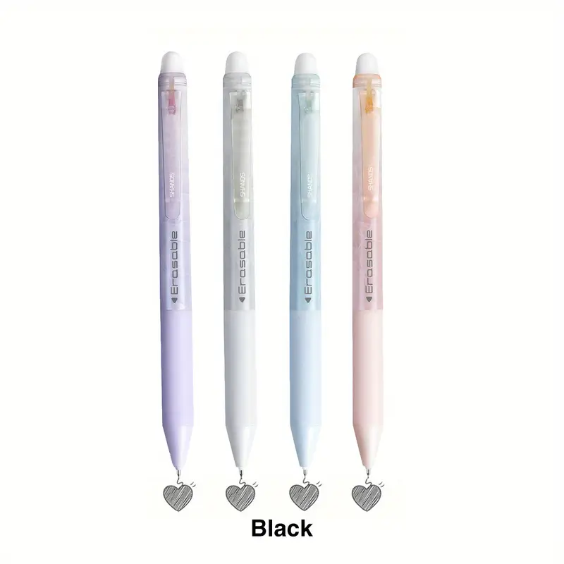 4pcs Fine Retractable Erasable Gel Pens - Image 6