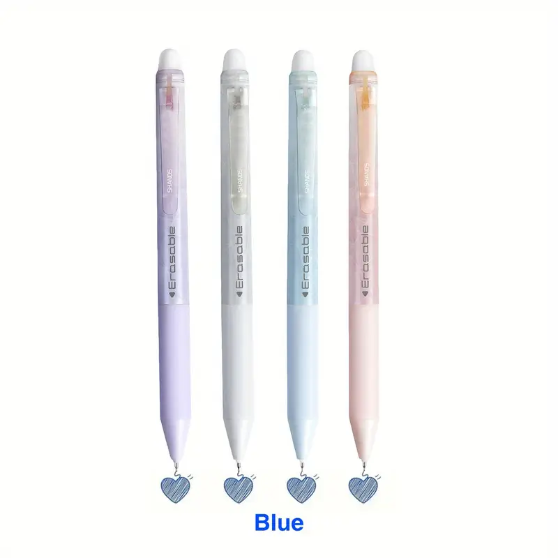 4pcs Fine Retractable Erasable Gel Pens - Image 5