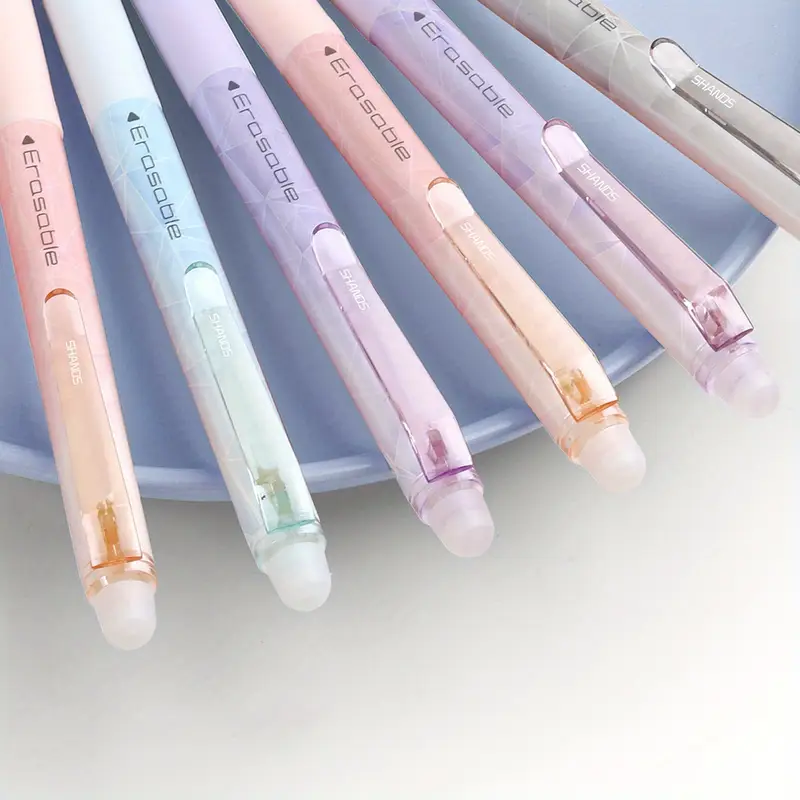 4pcs Fine Retractable Erasable Gel Pens - Image 4