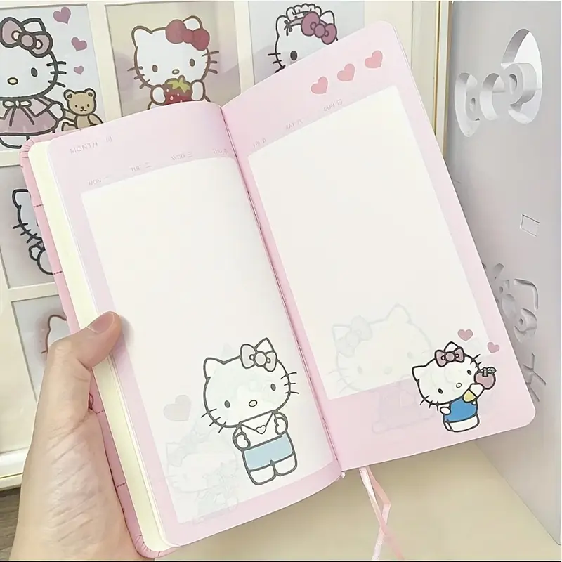 1pc Cartoon Cute Girl Diary Notebook - Image 2