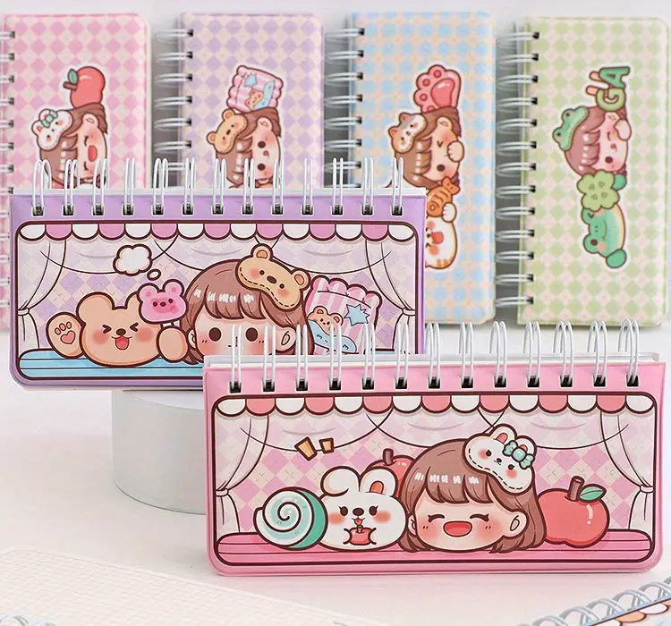1pc Cute Animal And Character Mini Portable Planner - Image 2