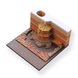 3D Memo Pad - Golden Garden