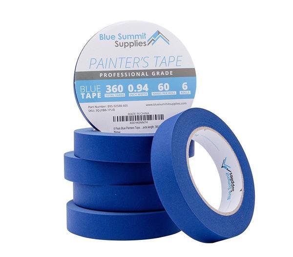 0.94" Blue Painters Tape (180'), 6 Pack - Image 2