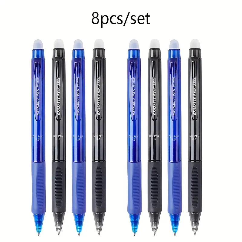 8pcs/set Creative Large Capacity Erasable Pen Set 0.5mm - Image 7