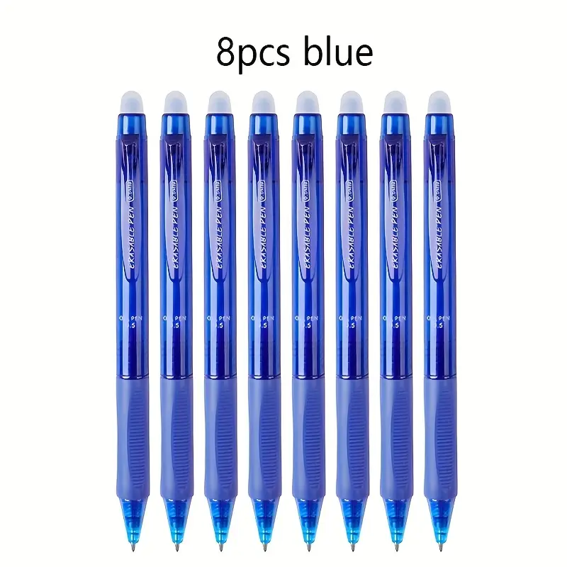 8pcs/set Creative Large Capacity Erasable Pen Set 0.5mm - Image 5