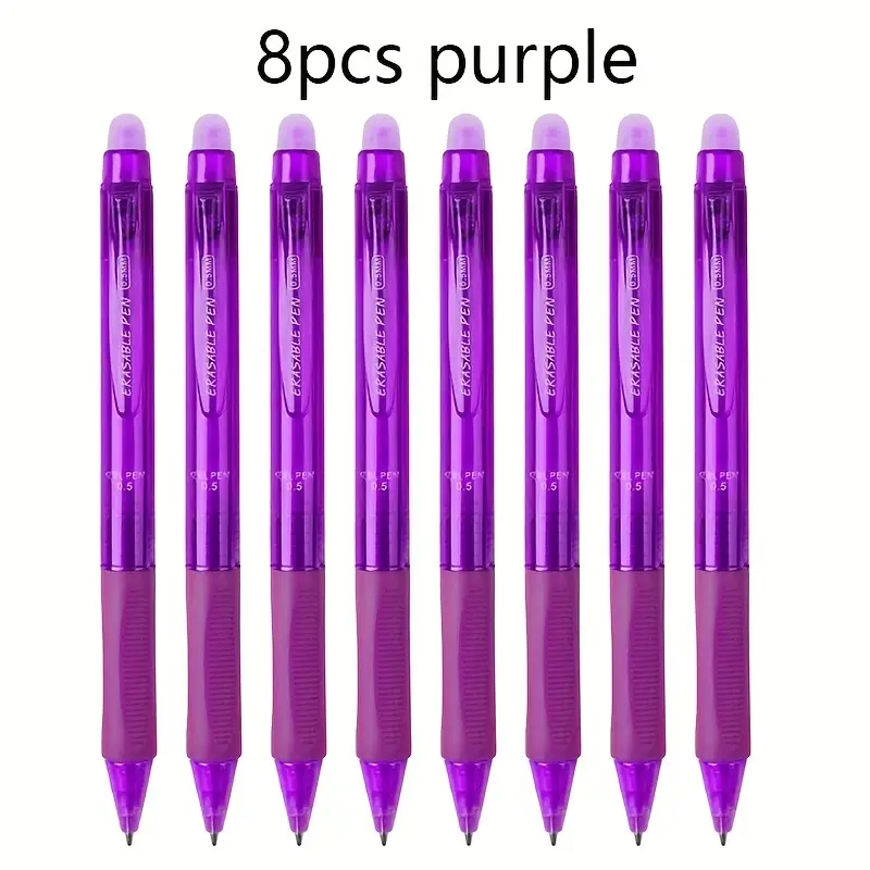8pcs/set Creative Large Capacity Erasable Pen Set 0.5mm - Image 10