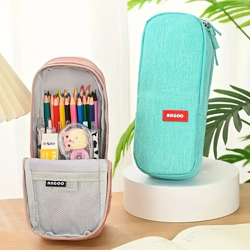 Random Large Capacity Oxford Cloth Pencil Case - Image 3