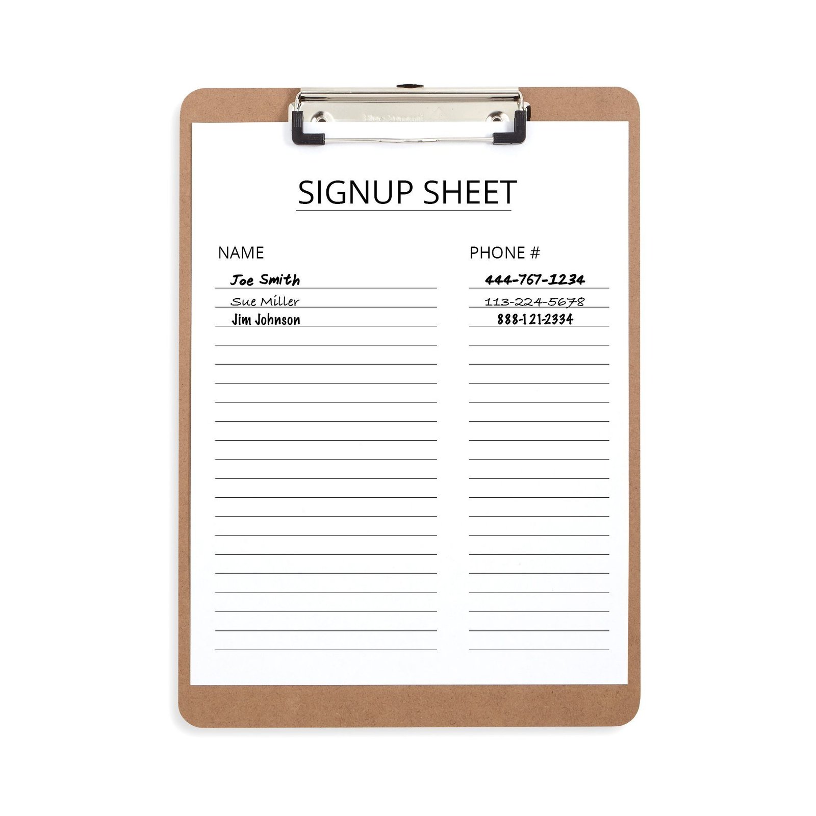 Hardboard Clipboards, Letter Size, Low Profile Clip, Natural/Brown, 12 Pack - Image 4