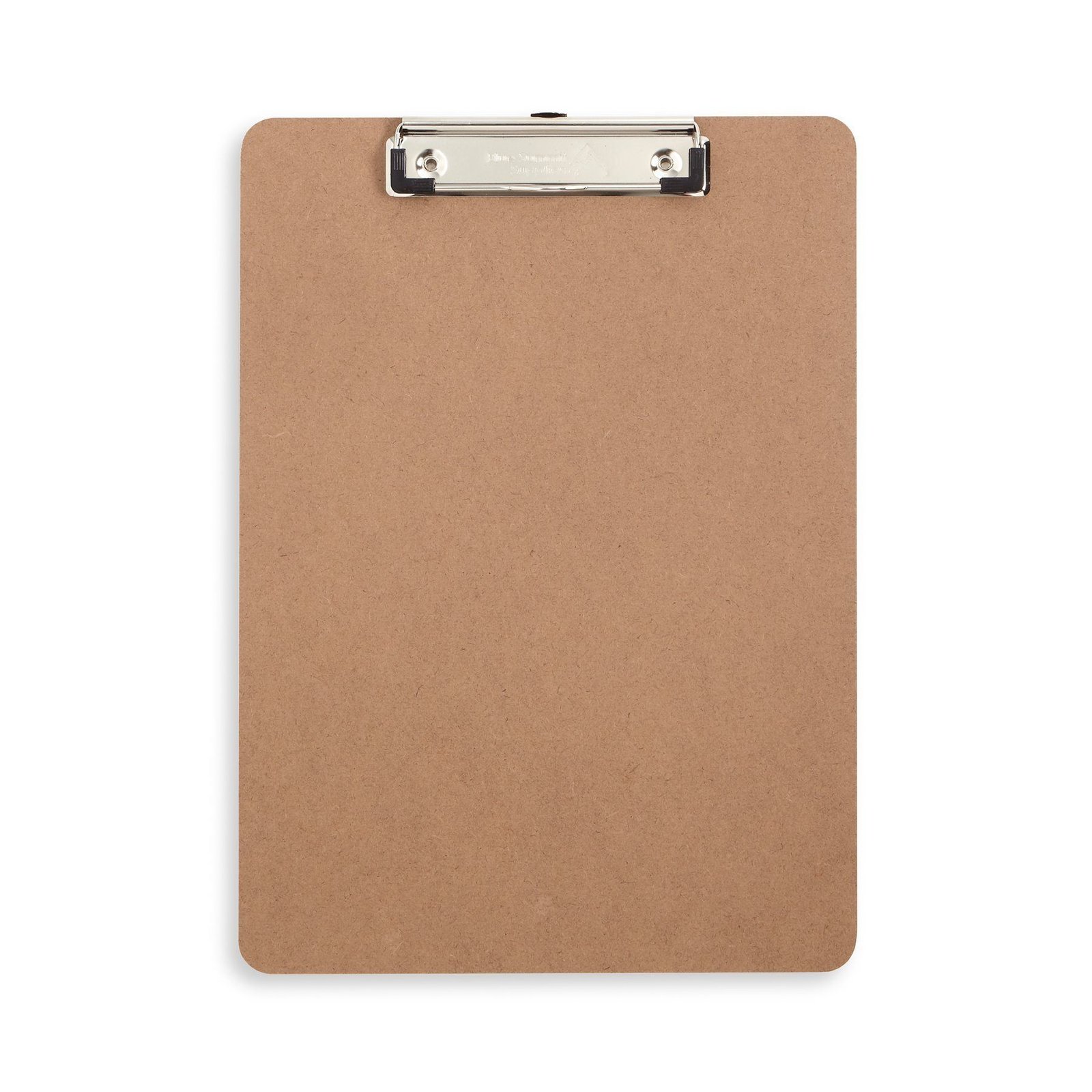 Hardboard Clipboards, Letter Size, Low Profile Clip, Natural/Brown, 12 Pack - Image 2
