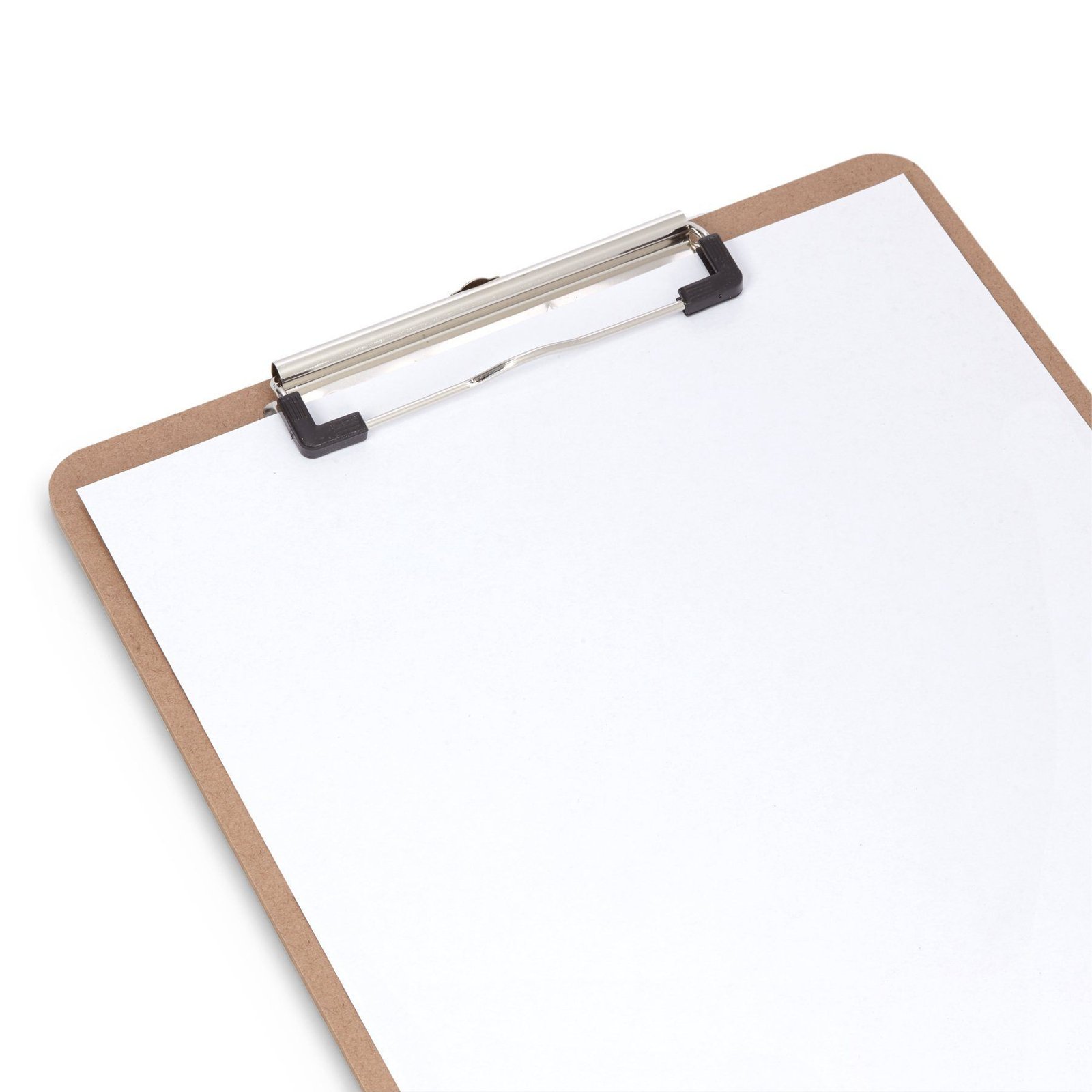 Hardboard Clipboards, Letter Size, Low Profile Clip, Natural/Brown, 12 Pack - Image 5