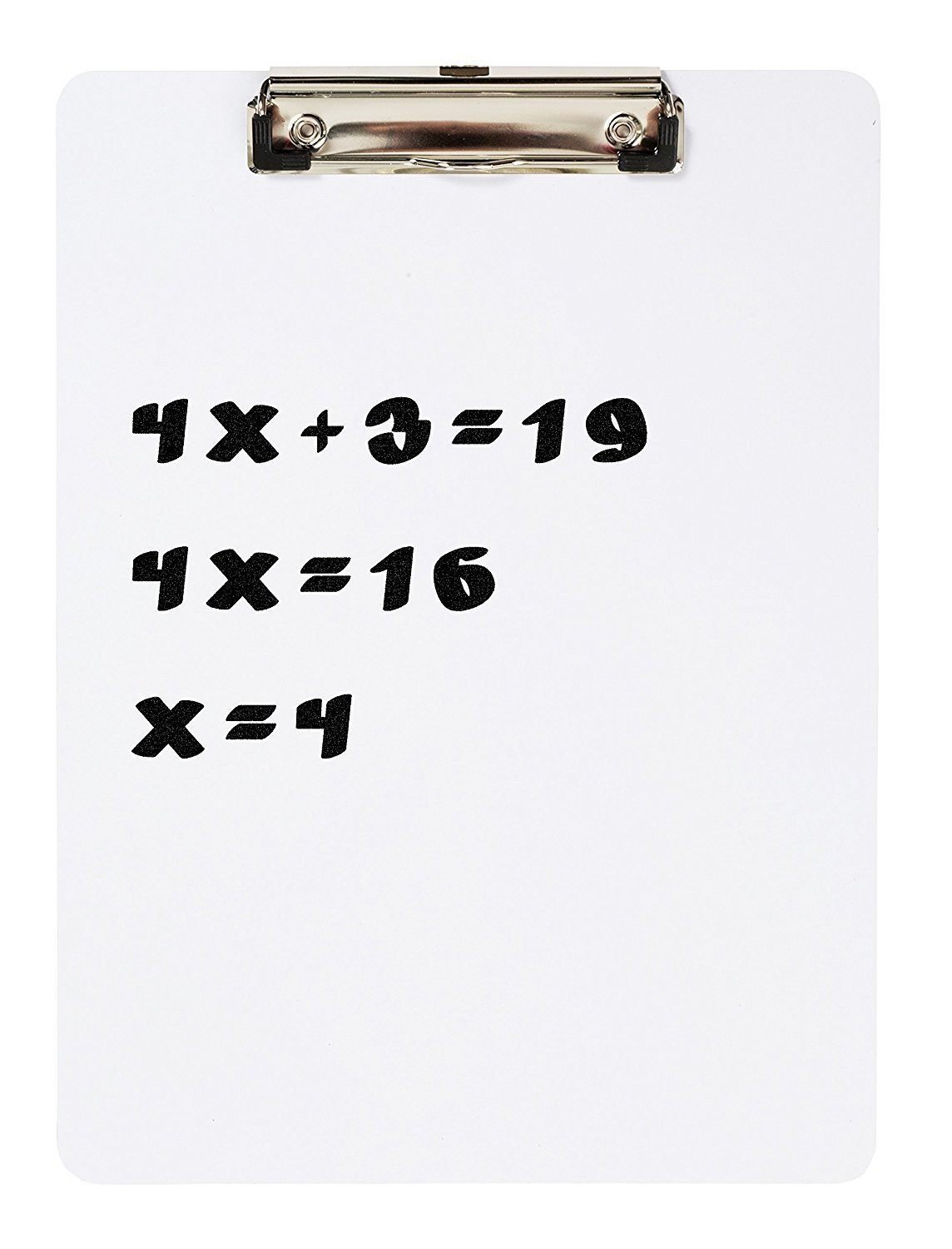 Personal Whiteboard Clipboards, Letter Size, Low Profile Clip, 6 Pack - Image 5