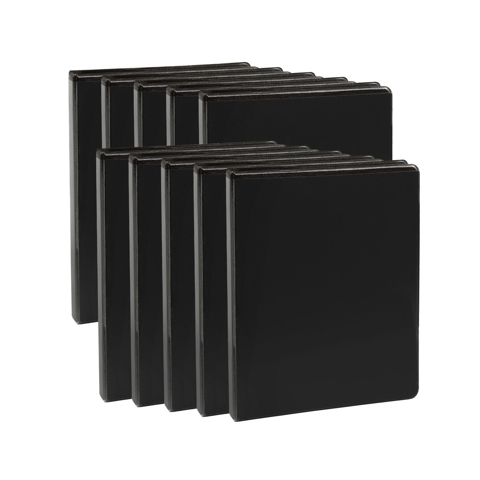 0.5" Economy Binder, O-Ring, Black, 10 Pack - Image 6