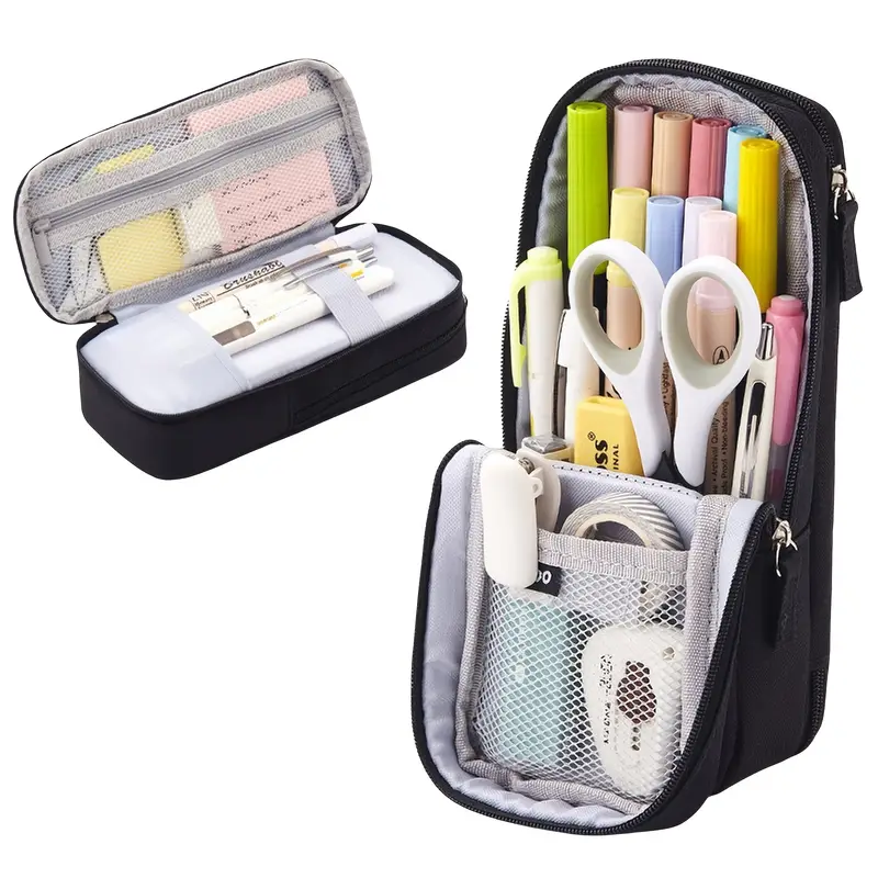 Random Large Capacity Oxford Cloth Pencil Case