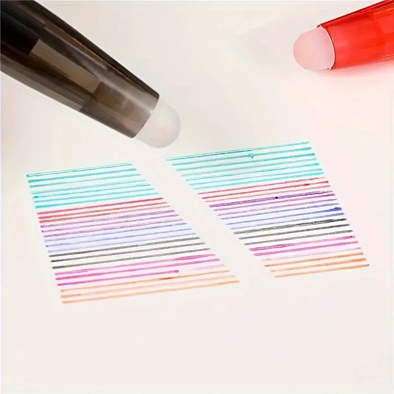 8pcs Colorful Erasable Gel Pens 0.5mm - Image 2
