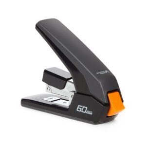 Effortless Stapler, 3/8" Staple Size, Half Strip, 60-Sheet Capacity