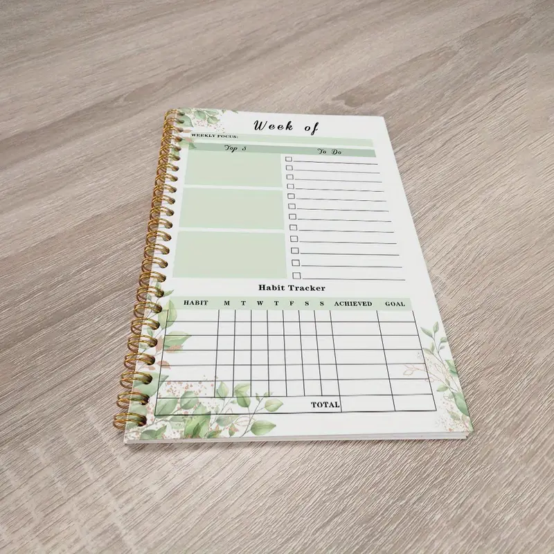 1pc Weekly Planner Cute Bear Hug JournalDaily Planner - Image 4