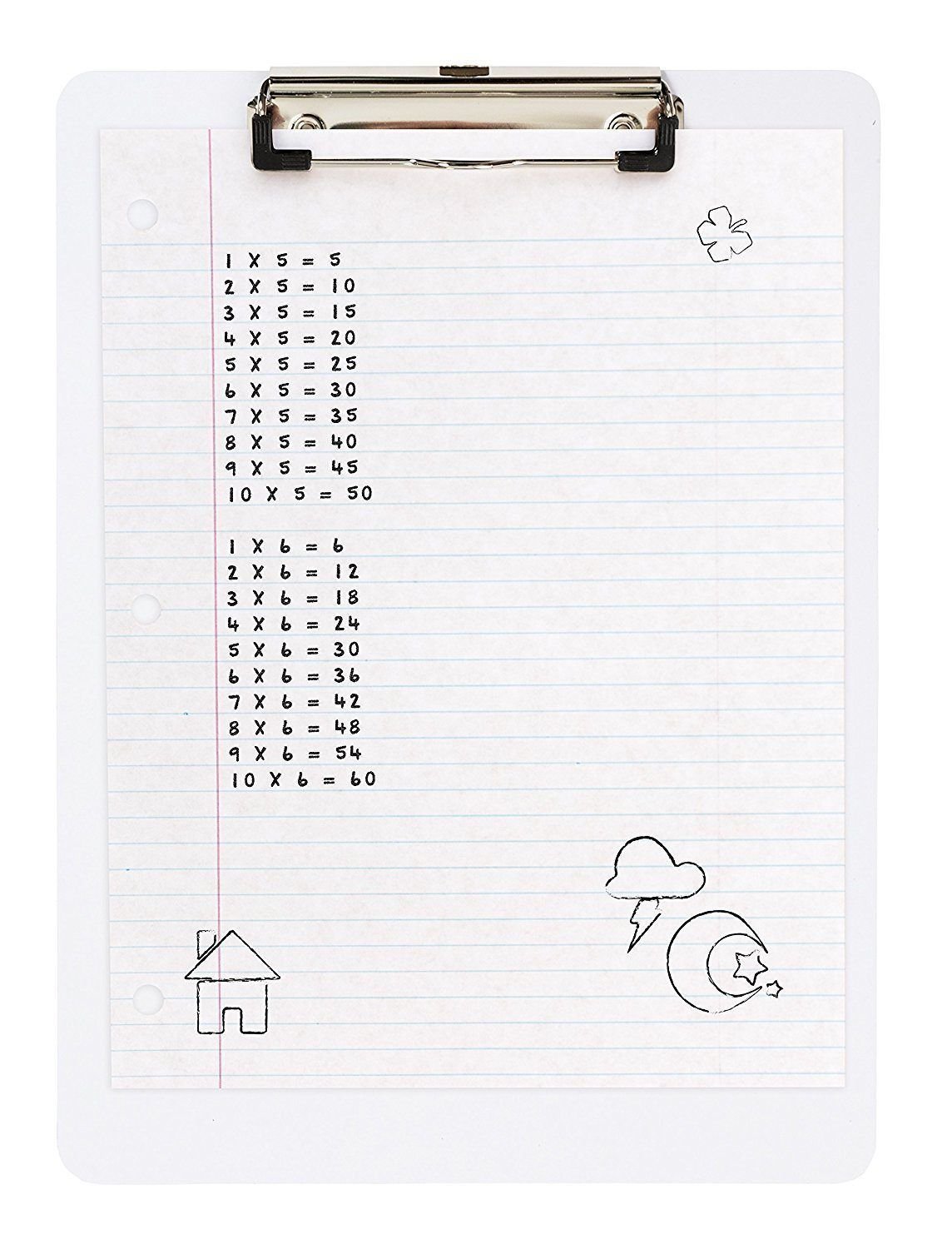 Personal Whiteboard Clipboards, Letter Size, Low Profile Clip, 6 Pack - Image 2