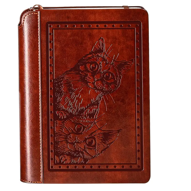 A5 Hardcover Notebook with Cute Kitten Design
