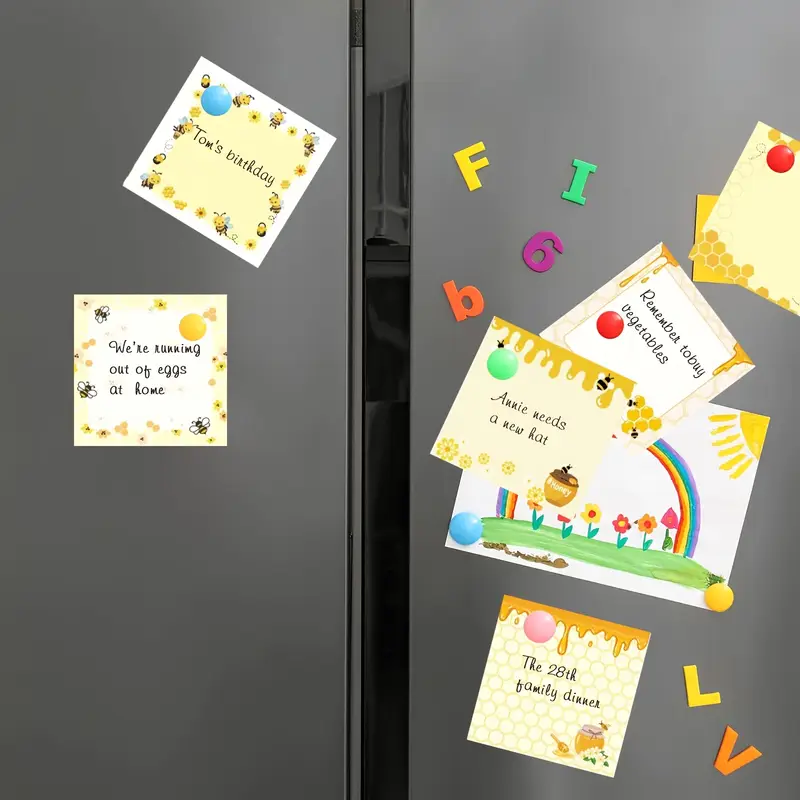 9pcs Bee Themed Sticky Note Pads - Image 3