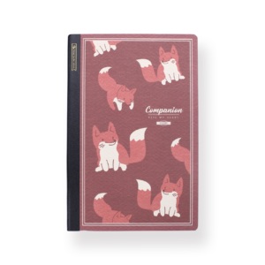 Animal Grid Notebook - A5 - Fox