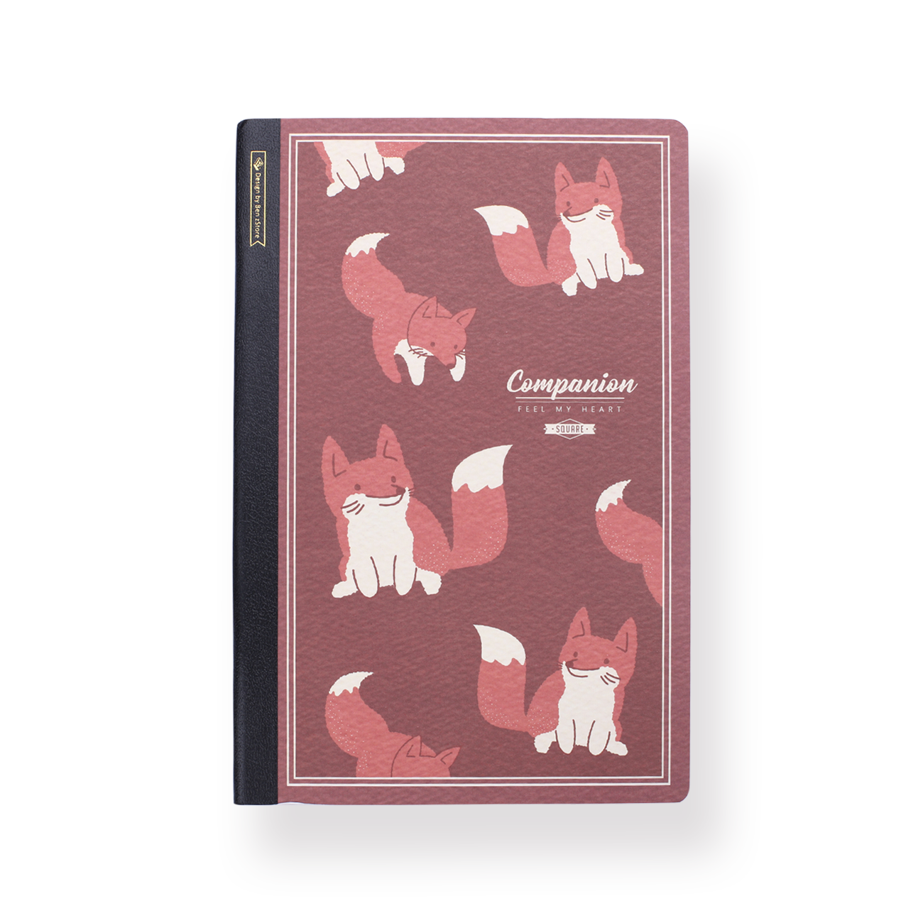 Animal Grid Notebook - A5 - Fox