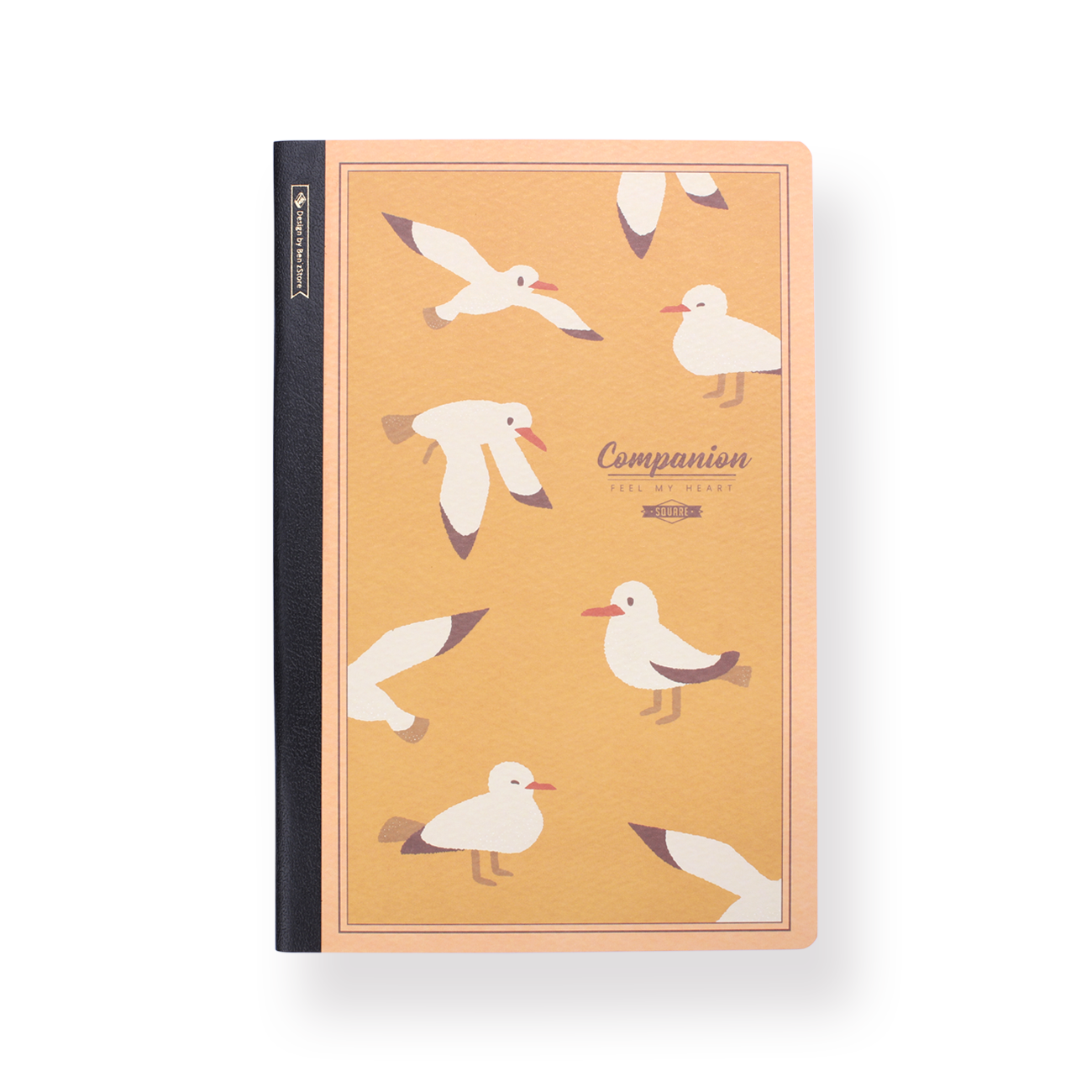 Animal Grid Notebook - A5 - Seagull