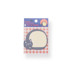 Animals Sticky Notes - Cat - Black