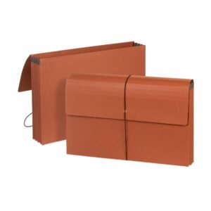 Accordion File Wallet with Flap and Cord Closure, Legal Size, 3.5” Expansion – 10 Pack