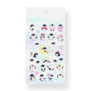 Bonito Snowlake Penguin Stickers