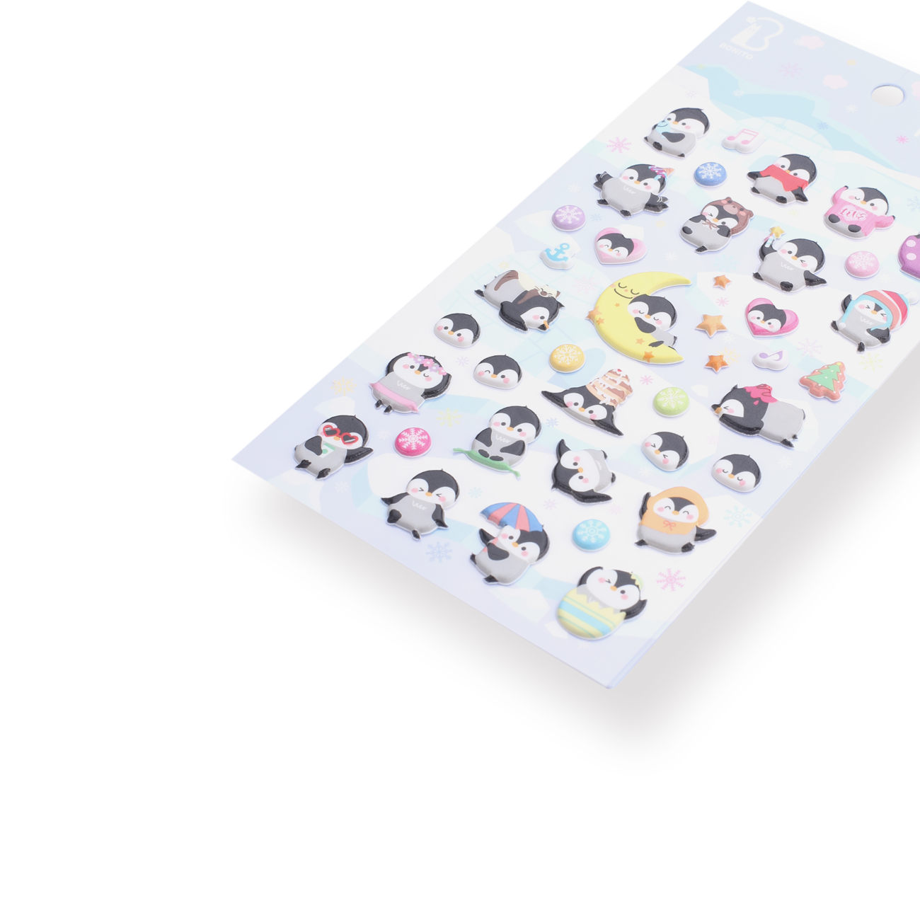 Bonito Snowlake Penguin Stickers - Image 2