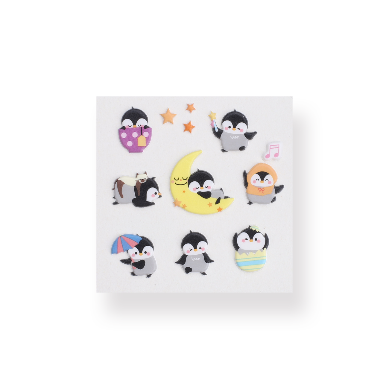 Bonito Snowlake Penguin Stickers - Image 3