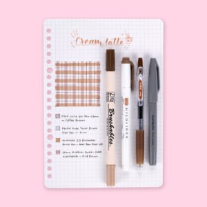 Color Scheme Pen Set - Cream Latte
