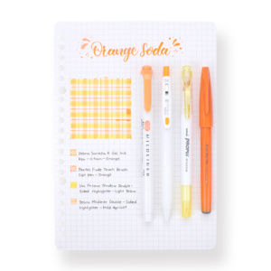 Color Scheme Pen Set - Orange Soda