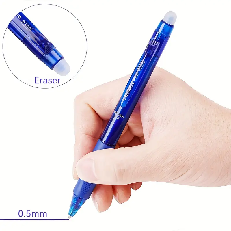 8pcs/set Creative Large Capacity Erasable Pen Set 0.5mm - Image 3